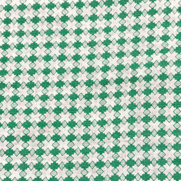 SWATCH Green Geometric Check