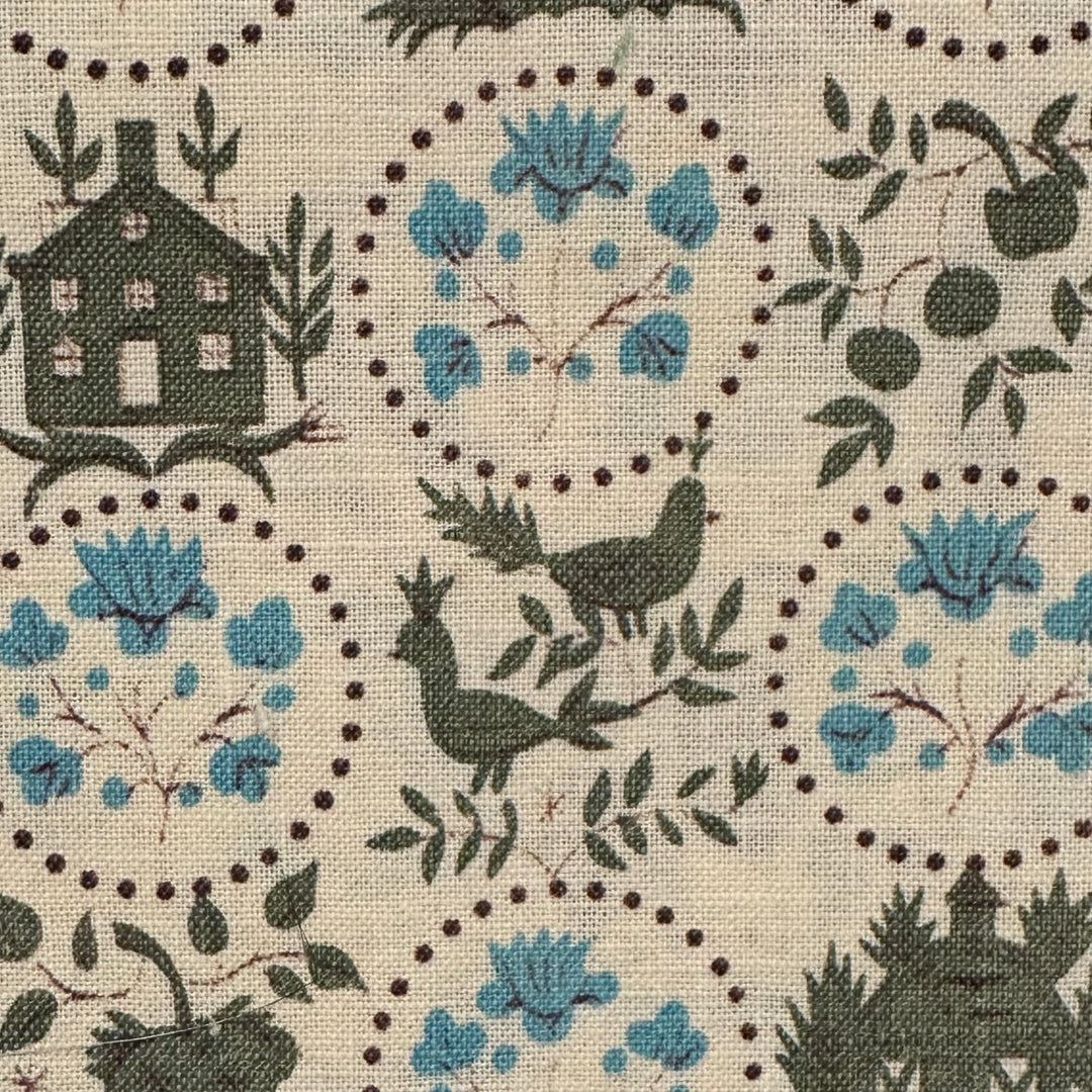 SWATCH Green and Turquoise Farm Scenes