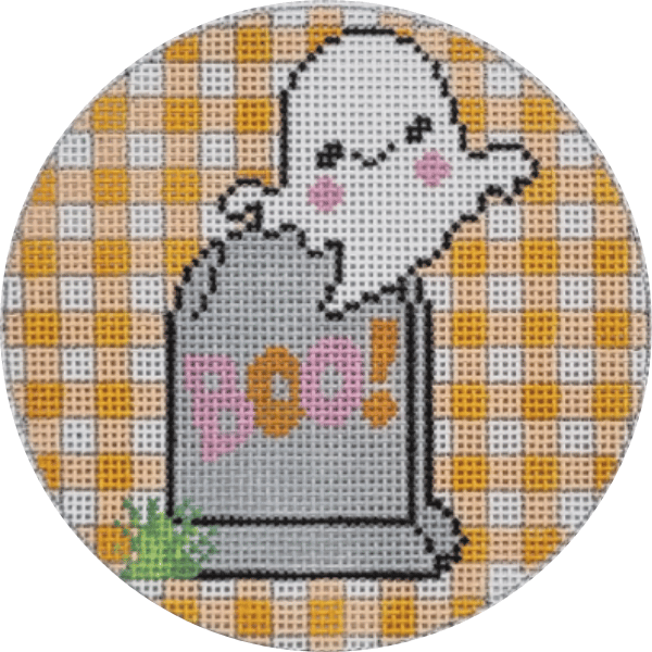 Ghost Grave on Orange Gingham