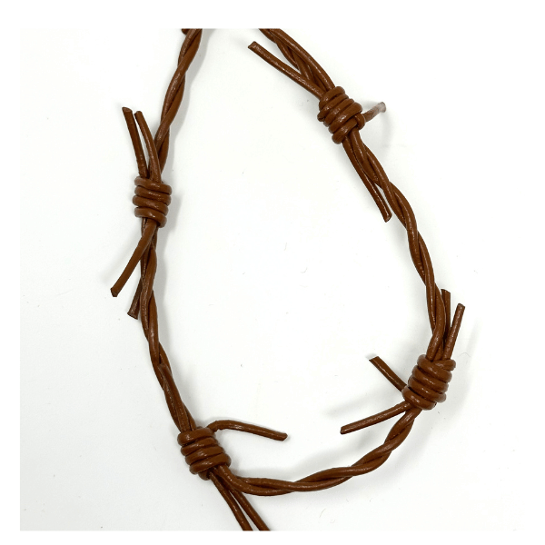 Leather Barbed Wire Trim