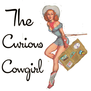 The Curious Cowgirl: Needlepoint, Antiques, Textiles & Travel logo