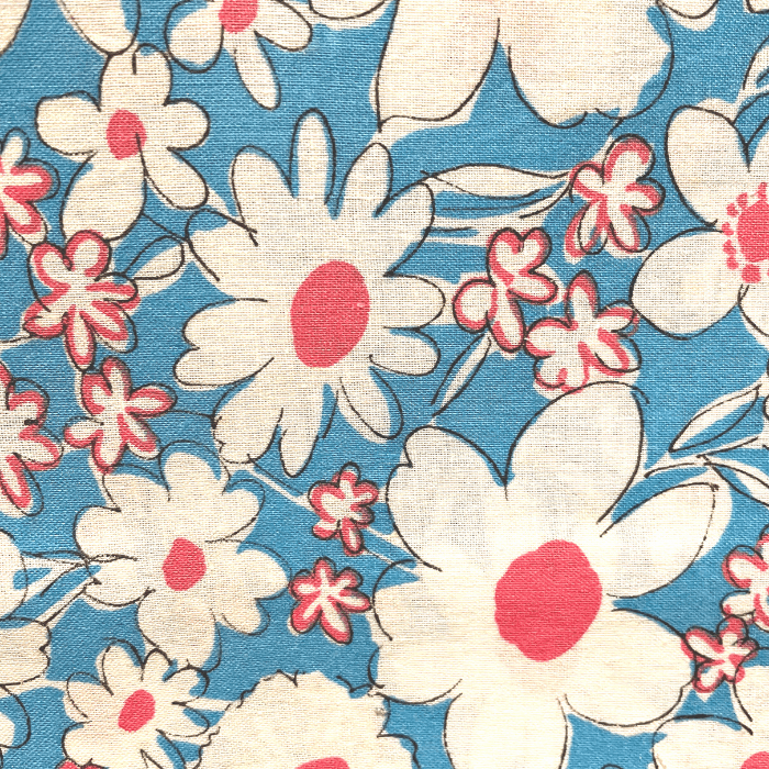 SWATCH Pink and Turquoise Daisies