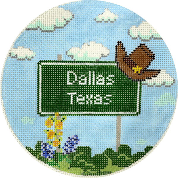 Texas Highway Signs – The Curious Cowgirl: Needlepoint, Antiques ...