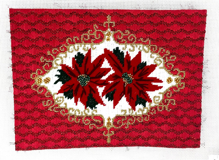Red Poinsettia Medallion
