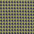 SWATCH Navy and Green Herringbone