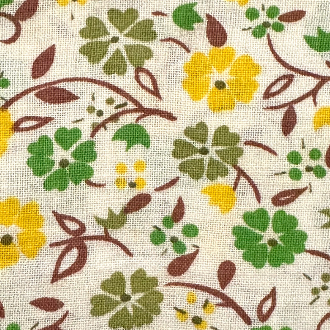 SWATCH Green and Yellow Flowers