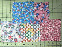 5" Vintage Quilting Fabric  ITEM #1