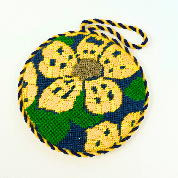 Yellow Gingham Flower