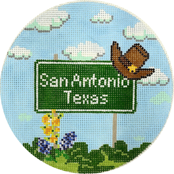 San Antonio Highway Sign