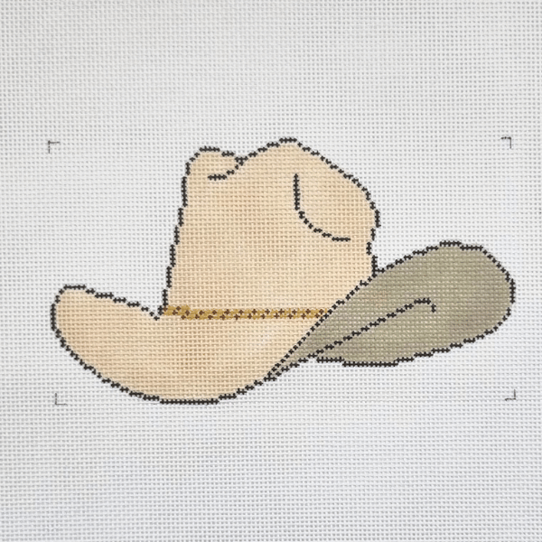 Cowboy Hat Needlepoint Canvas