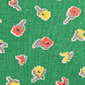 SWATCH Green Background with Yellow and Orange
