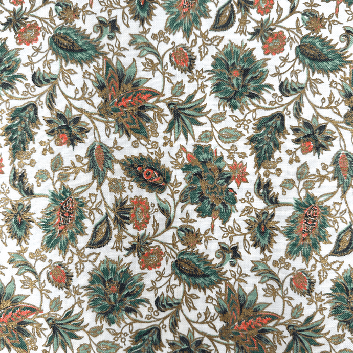 Gold Foiled Autumn Floral