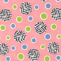 SWATCH Pink with Zebra Circles
