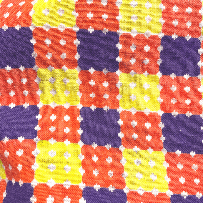 SWATCH Red, Yellow, Deep Purple Plaid