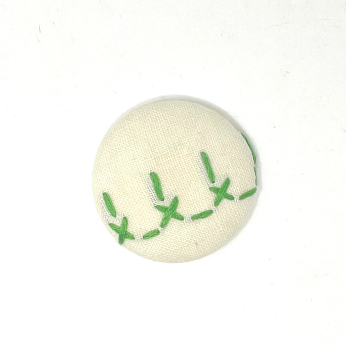 Simple Green Cross Stitch Needle Minder
